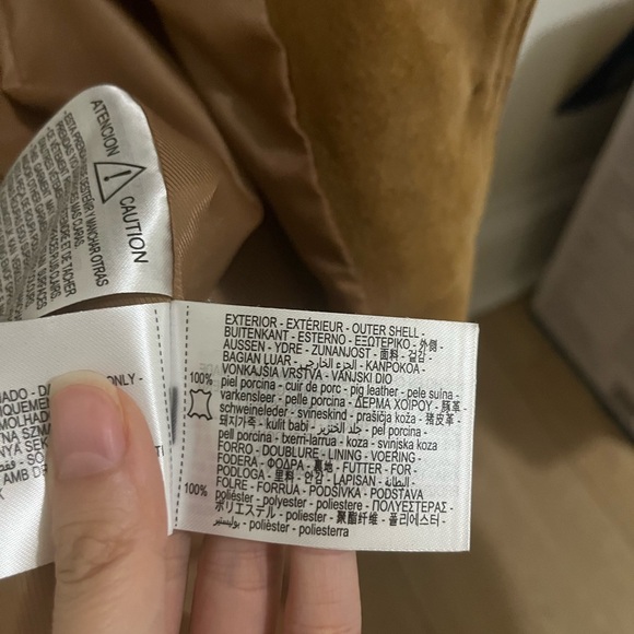 Zara Tan Suede Blazer - Picture 4 of 4